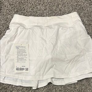Lululemon Athletica White Mini Skirt